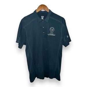 Navy Kühl Pima Cotton Polo Shirt Size M